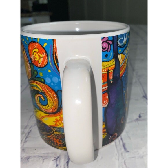 Dean Russo Aquarius Starry Night 20 oz. Ceramic Mug. LNWOT - Picture 4 of 9